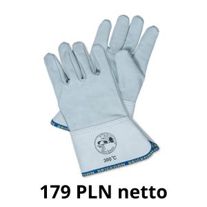 Rękawice Piekarnicze 5-palczaste. Mankiet: 10 cm. Długość całkowita: 31 cm. Do 300 stopni C