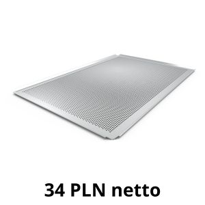 Blacha piekarnicza 4-rantowa 60x40cm, perforacja 3mm